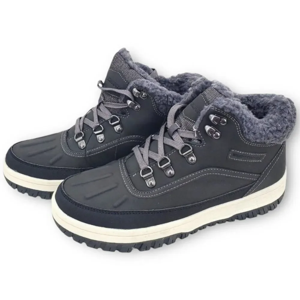 NWT Weatherproof Landon Men’s Suede Sneaker Boots – Grey – Size 13